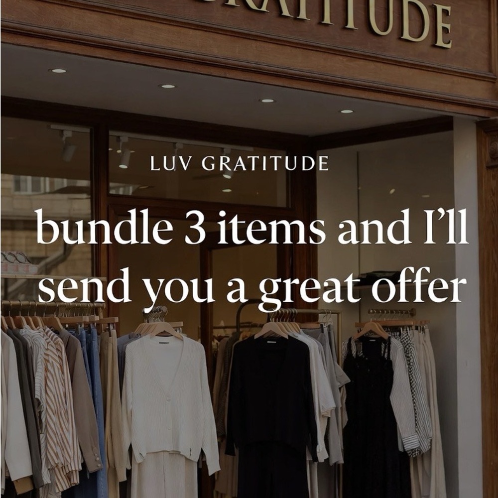 Luv Gratitude Clothing Bundle Offer